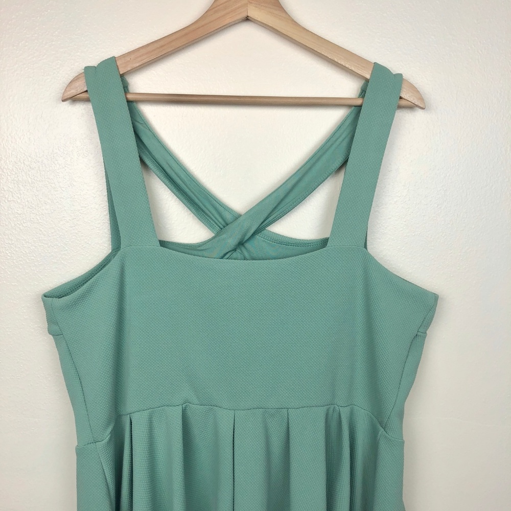 Torrid Green Skater Dress Size 2 - Picture 7 of 8